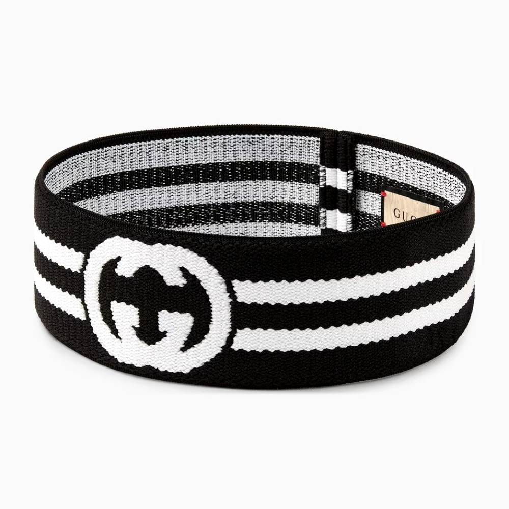 Gucci Interlocking G stripe headband (Size M)